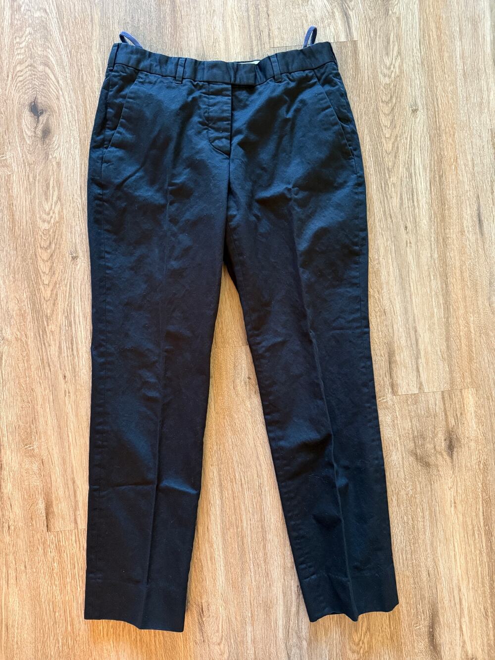 Vintage Helmut Lang TAILORED Black Trousers 30x29 Made in Italy Suspender
